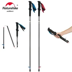 NATUREHIKE ST08 : bâtons de randonnée ultralégers et réglables en carbone